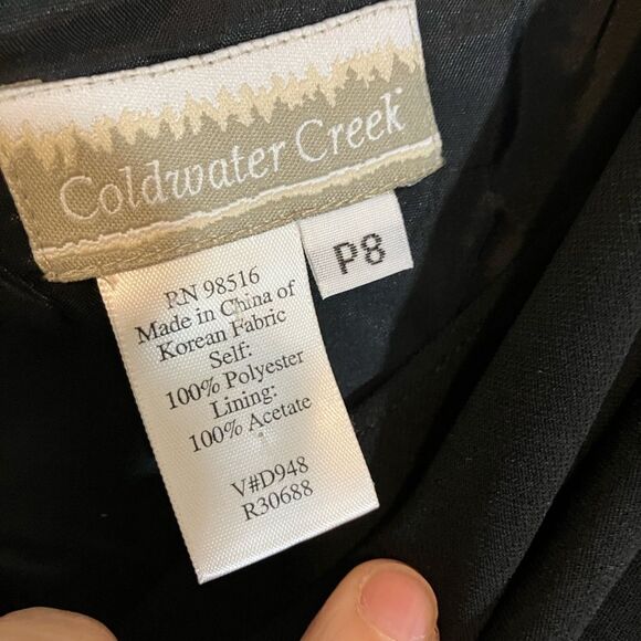 Coldwater Creek midi length dress, beaded, excellent condition, size 10P - Picture 3 of 4